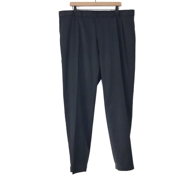 NIKE Dri-Fit Black Golf Flat Front Pants 40x32 - Picture 1 of 8
